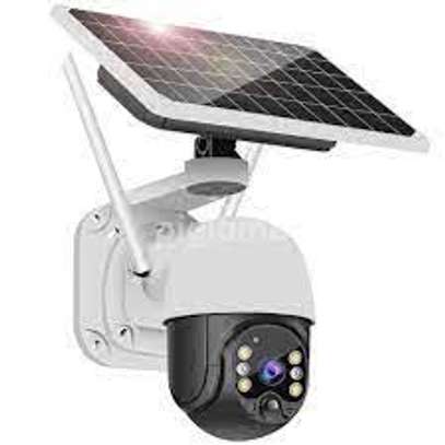 4G simcard solar enabled intelligent cctv camera image 1