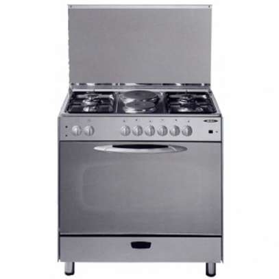 ELBA COOKER 4 GAS+2 ELECTRIC STAINLESS STEEL image 1