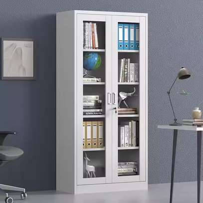 Glass Door Office Cabinet image 8