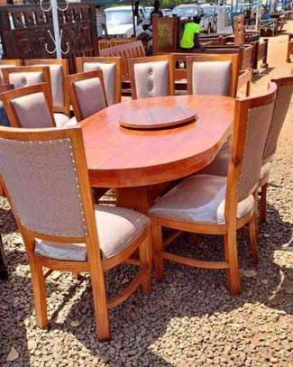 Solid(mahogany) 6 seater dining image 1