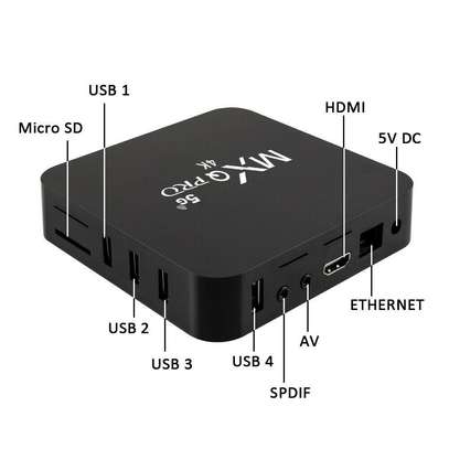 Digital  tv smart android tv box Mxq Pro 4k 2G 16GB image 2