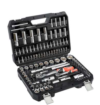 Portable And Compact 108Pcs Socket Wrench Set Box image 1