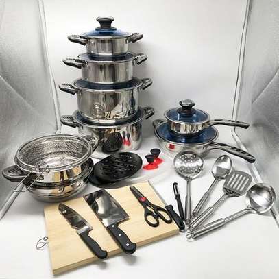 Marwa Stainless Cookware Sets With Pots,Pans image 1