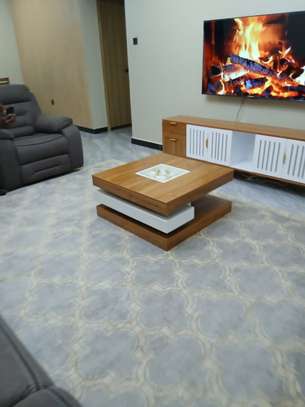 Wooden TV Stand with Coffee Table Combo image 4
