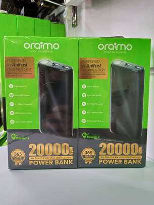 Oraimo 20000mah 2.1A Fast Power Charging Bank WITH TORCH image 1