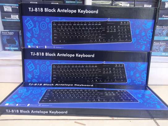 TJ-818 Black Antelope Wired Keyboard image 1