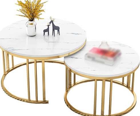 Office Table: Nestle Round Home Coffee Table image 6