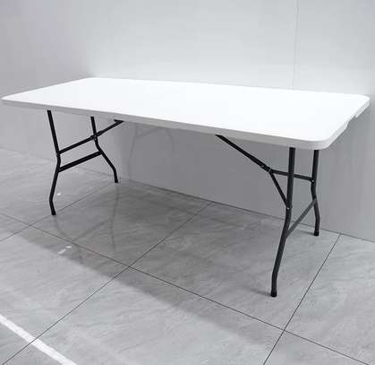 Affordable 180cm Plastic Folding Table –Rectangle Design image 3