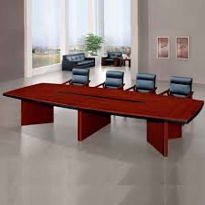 3 M Stylish Mahogany Boardroom Table image 3