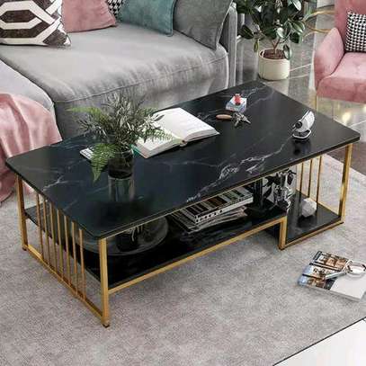 Now restocked:
Marble Effect Wooden Coffee Table. image 1