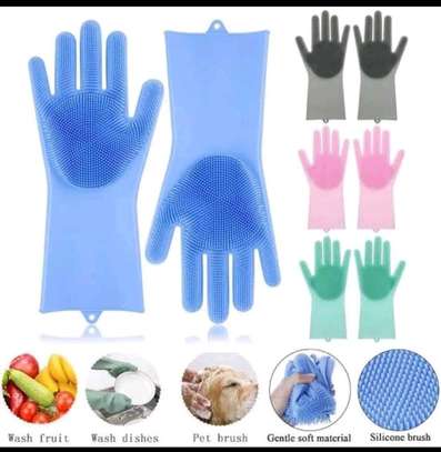 Silicon kitchen gloves image 1