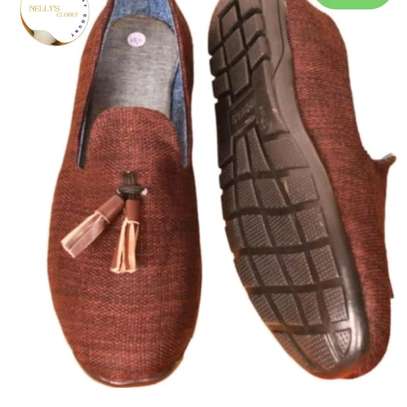 Men's leather loafers shoes image 3
