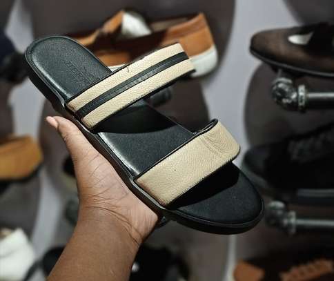 Legitimate geniune leather unisex designer sandals image 4