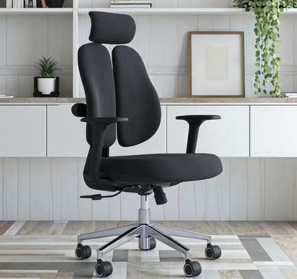 OFFICE CHAIR: Modern Black Nice Office Chair image 1