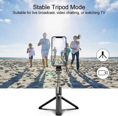 Selfie Stick Video Tripod Black   flexible holder image 4