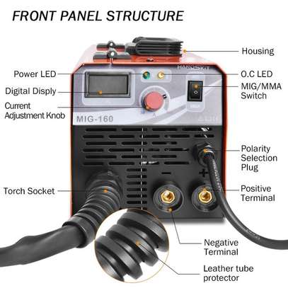 Mig-160 Gasless Welding Set Machine + FREE IKG WELDING WIRE image 4