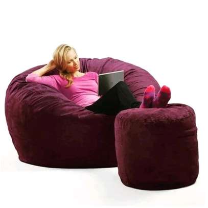 Large beanbag chair set image 1