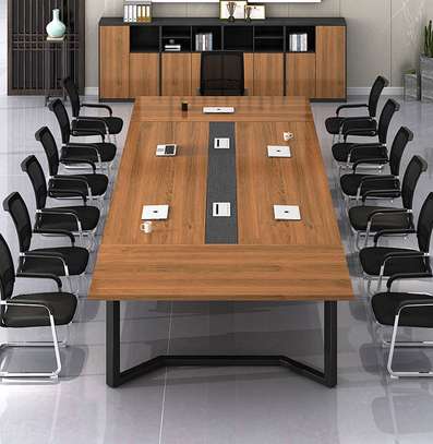 OFFICE TABLE: 2.4 Meter Boardroom Office Table image 2