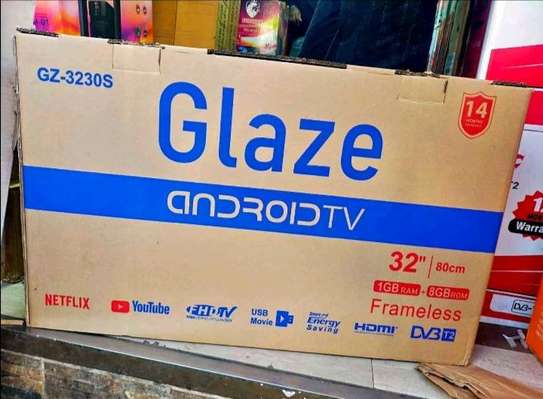 32 Glaze Android Frameless Television +Free TV Guard image 1