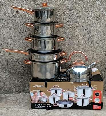 12pc Cookware with Kettle-Yimeitai image 1