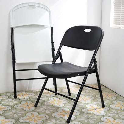 Office Chair: Foldable Black Office Chair image 1