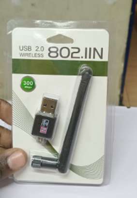 300mbps USB WiFi Dongle With Antenna. image 1