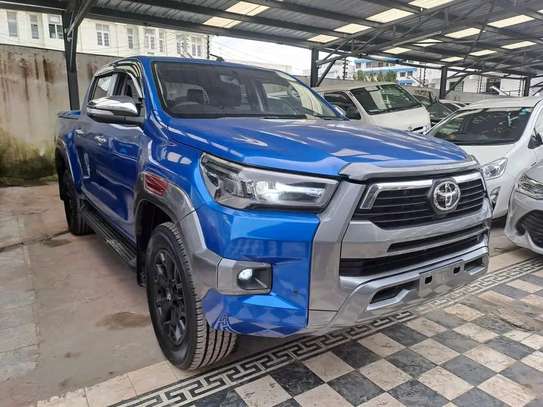 Toyota Hilux double 2017 blue 🔵 image 2