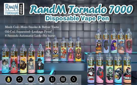 R and M Tornado 7000 Puffs Rechargeable Vape image 1