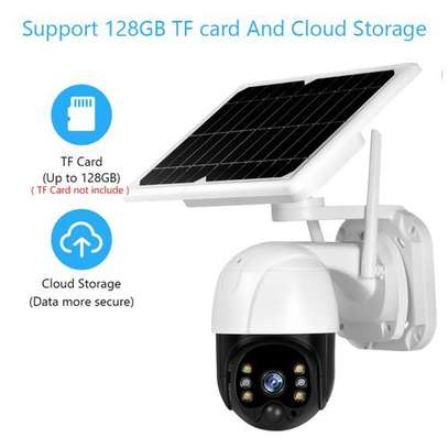 360 PTZ 4g Solar 2-Way Audio Surveillance CCTV Camera image 1