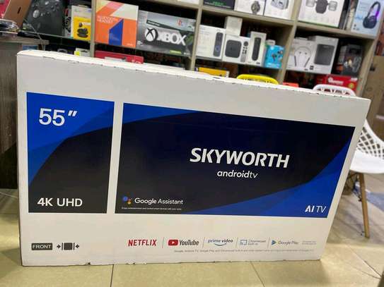Skyworth 55G3A 55 frameless android 4K UHD tv image 1