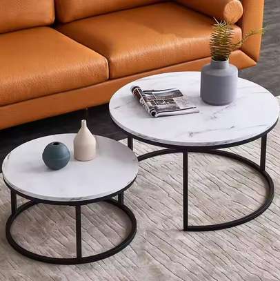 Office Table: Modern Luxury Round Coffee Office Table image 3