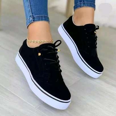 Suede fashion sneakers image 1
