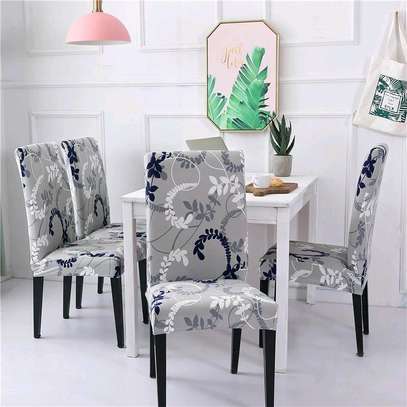 Large Size Stretchable Dining Seat Covers. image 3