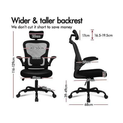 Office Chair; Orthopedic High Back Office Chair image 2