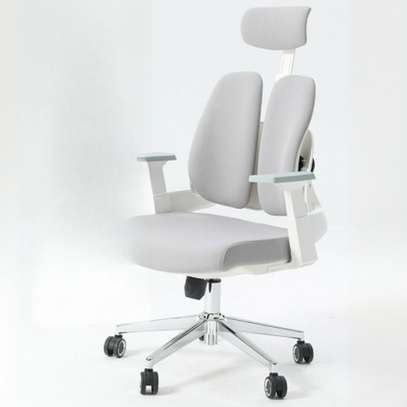 Office Chair: Double Back Height Adjustable Armrests Chair image 5