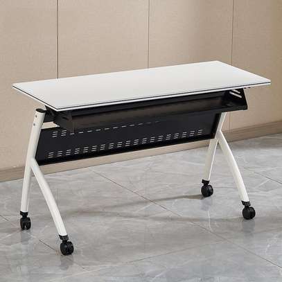 Fold-Down Office Table on Locking Casters image 6