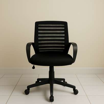 Office Chair: Ergonomic Secretarial Office Mesh Chair image 3