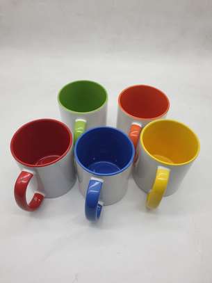 two tone color sublimation mugs image 1