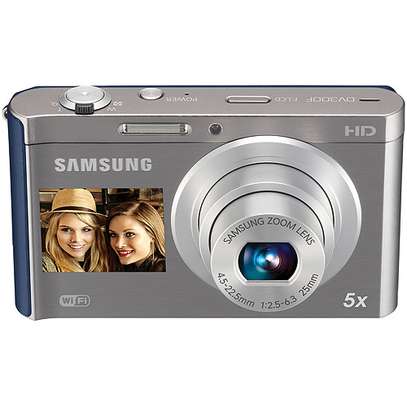 Samsung DV300F Digital DualView Camera (Silver / Blue) image 3
