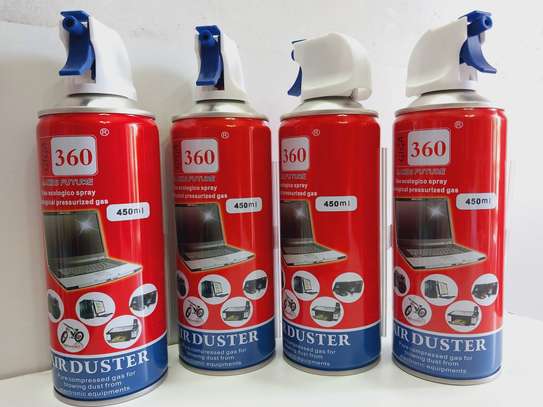 Giga 360 Compressed Air Can Air Duster for PC, 450ml image 1