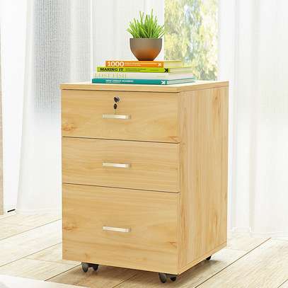 Office Cabinet; 3-Drawers Mobile Pedestal Cabinet image 5