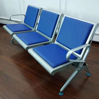 Office Bench; 3 Link Heavy Duty Padded Reception Bench image 9
