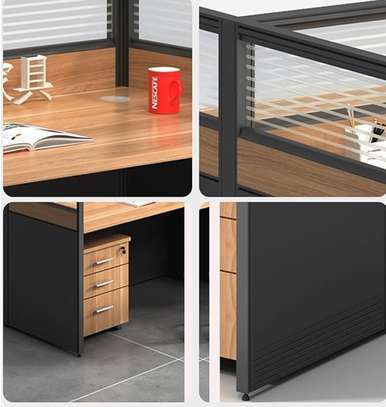 2 Way MDF Cubic Office Workstation image 10