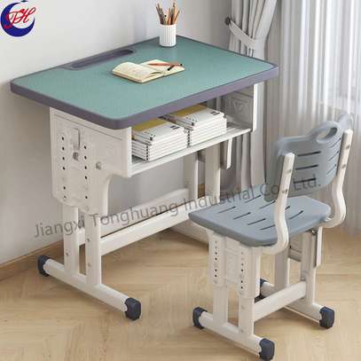 Kids Furniture; Adjustable Kids Desk Set  in Suneka image 2