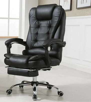 Executive Chairs : High-back Office Chair with Footrest image 4