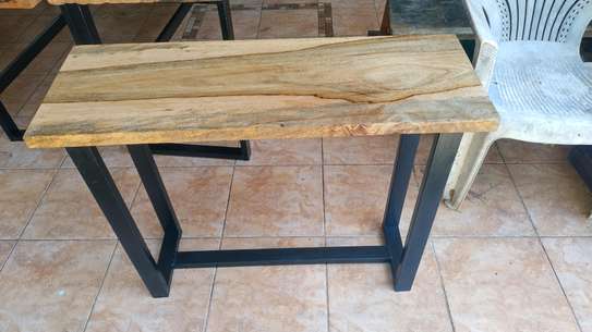 Mango wood console table image 3