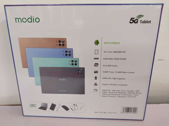 Modio M28 Tablet Ram 8Go Rom 512Go 10''inch Screen image 1