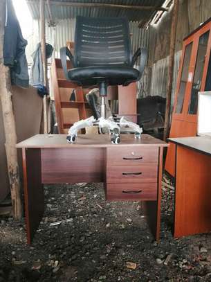 Study desk with adjustable secretarial seat image 9