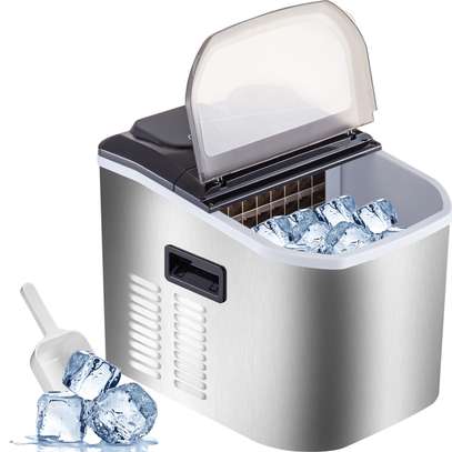 commercial use ice cube maker 25kgs with water dispenser image 1
