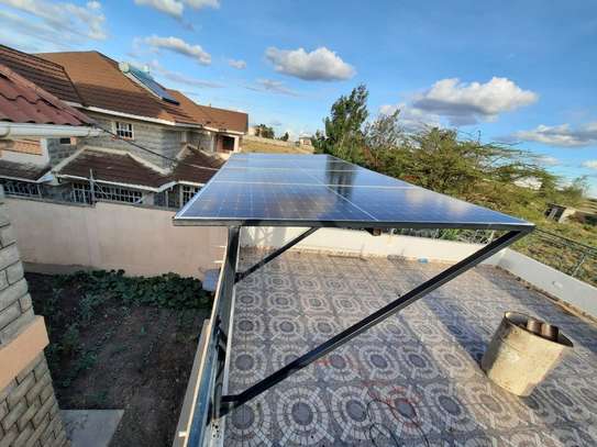 Residential 3kW solar hybrid system, lithium batteries image 1
